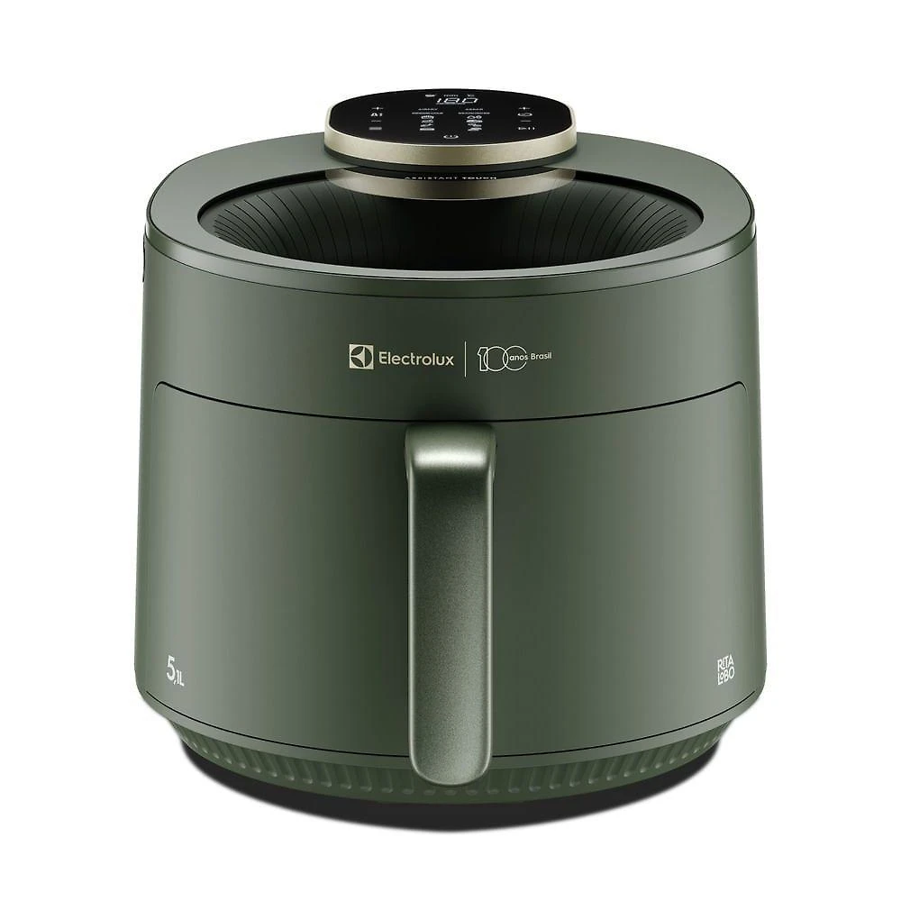 Air Fryer sem Óleo Electrolux EAF175 5,1L 1500W Touch Verde 110V