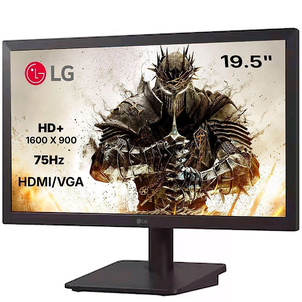 Monitor LED 20U401A-B 19,5" 1600x900 HD+ TN 75Hz com HDMI e VESA LG