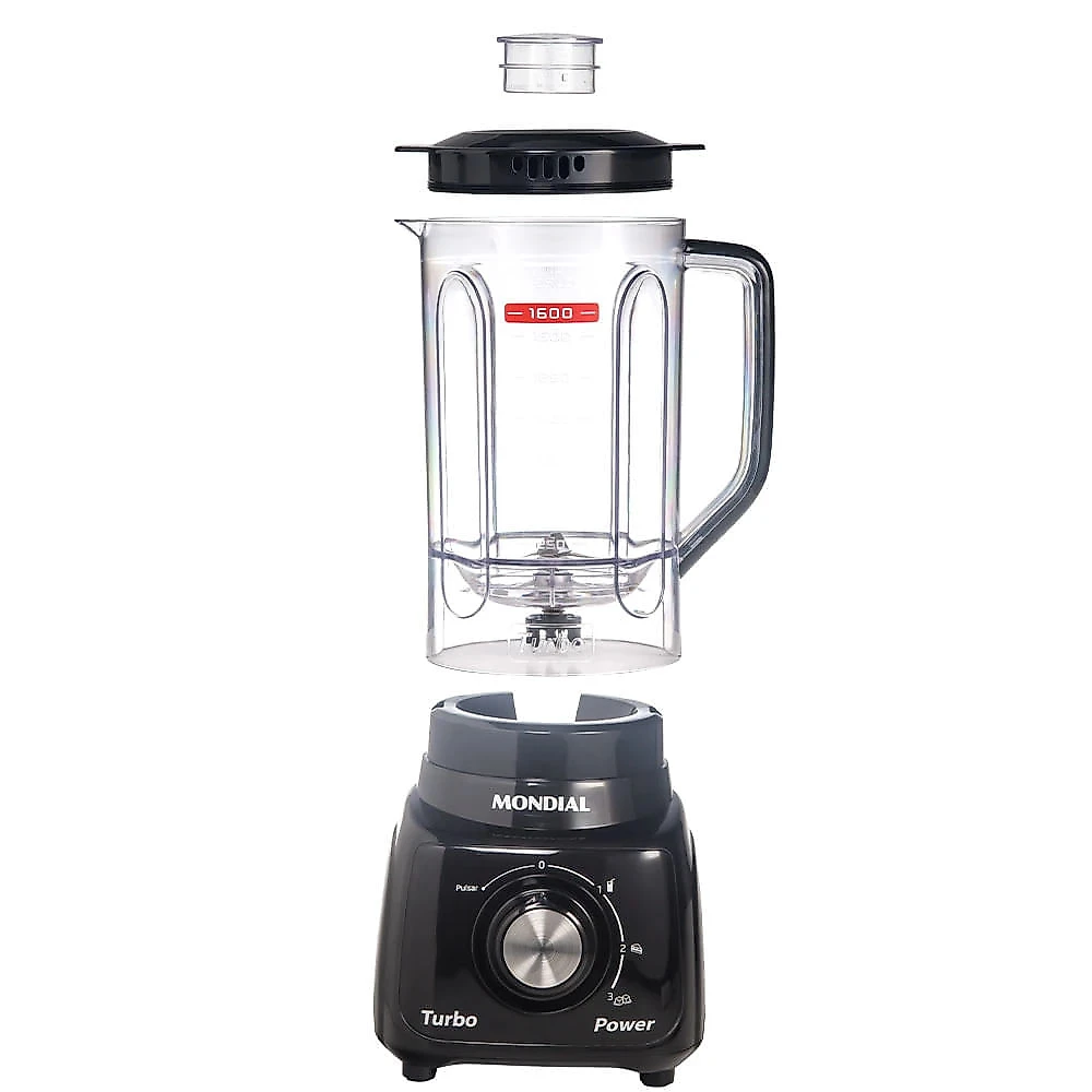 Liquidificador Mondial Turbo Power L-99 FB Preto - 220V 220V