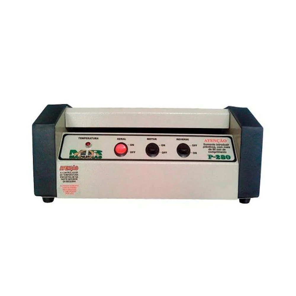 Plastificadora Laminadora P-280 Ofício Reversão de Motores e Rolos de Pressão MR Máquinas