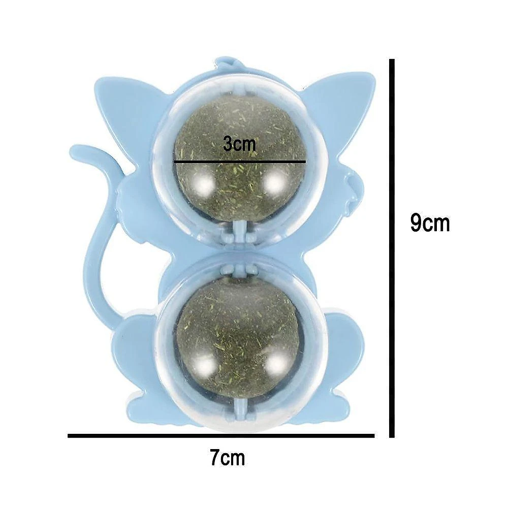 Brinquedo Erva De Gato Pet Bola Bolinha Menta Catnip Animal De Estimaçao Interativo Diversao Lazer