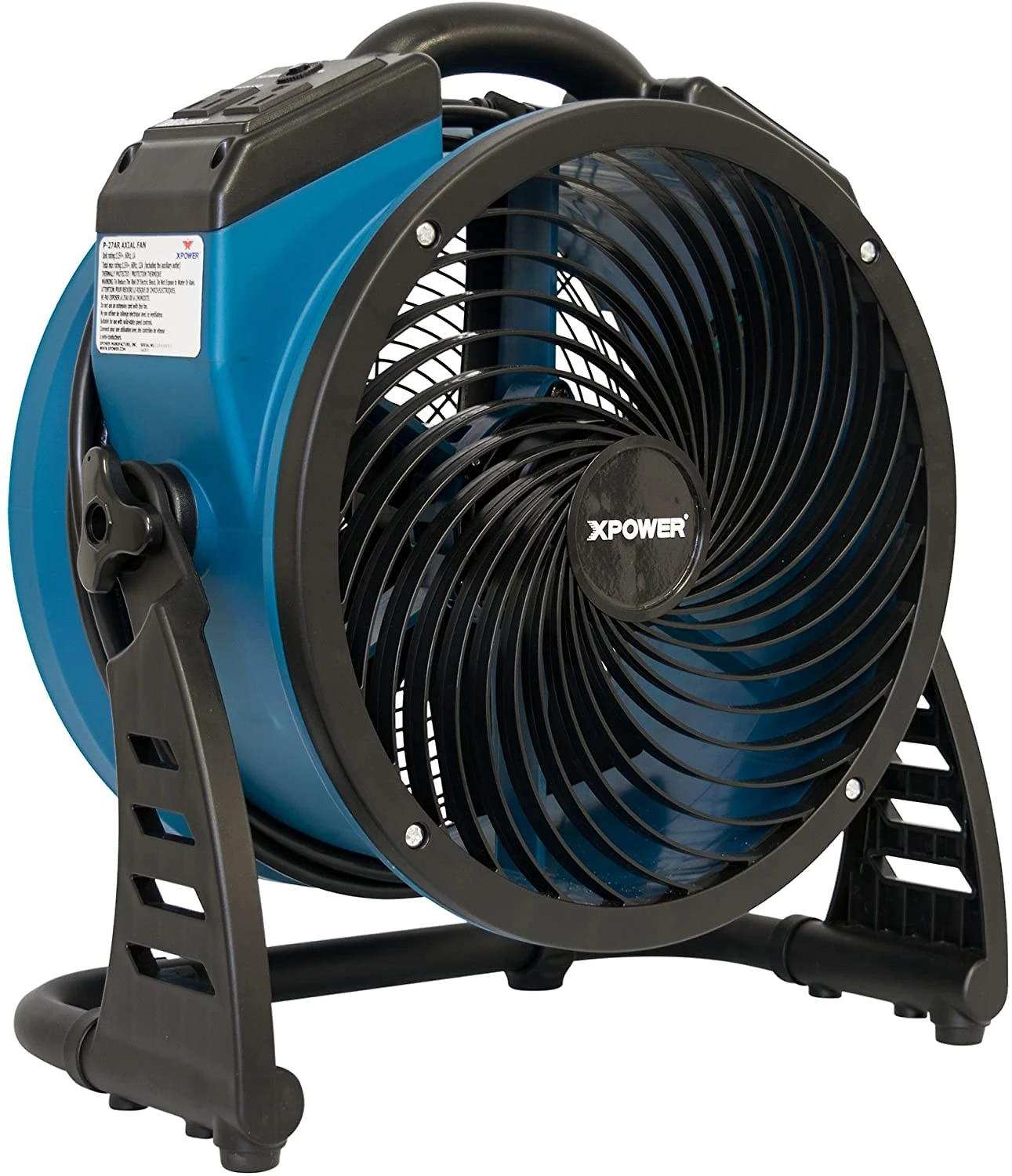 Ventilador XPOWER P26AR IndustrialResidencial 1300 CFM 4 Velocidades Azul 110V
