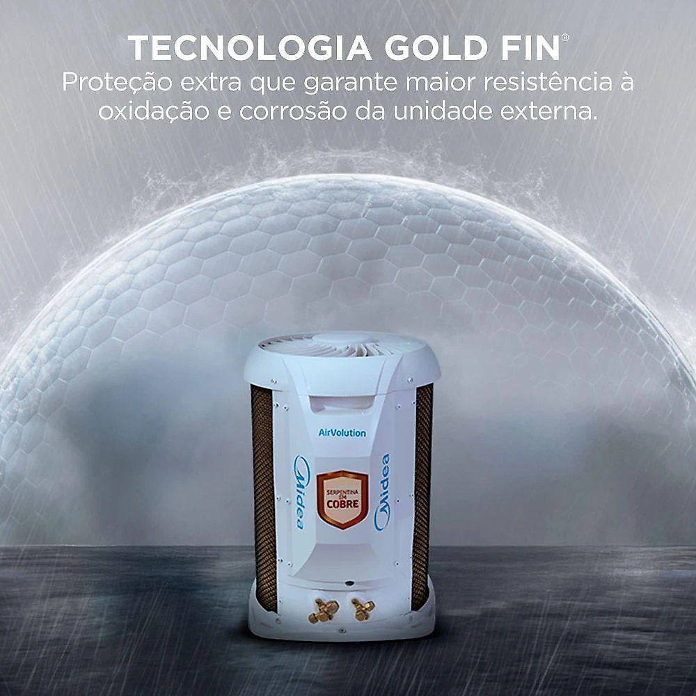Ar condicionado split inverter midea lite 12000 btus frio 220v 38tbvca12m5