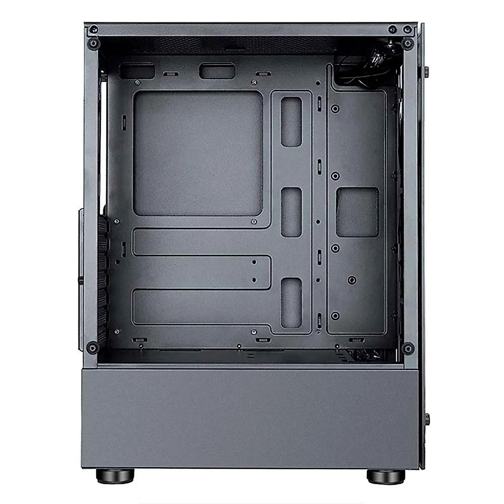 Gabinete Gamer Glass 06X Black ATX M-ATX ITX Vidro Temperado Preto Rise Mode