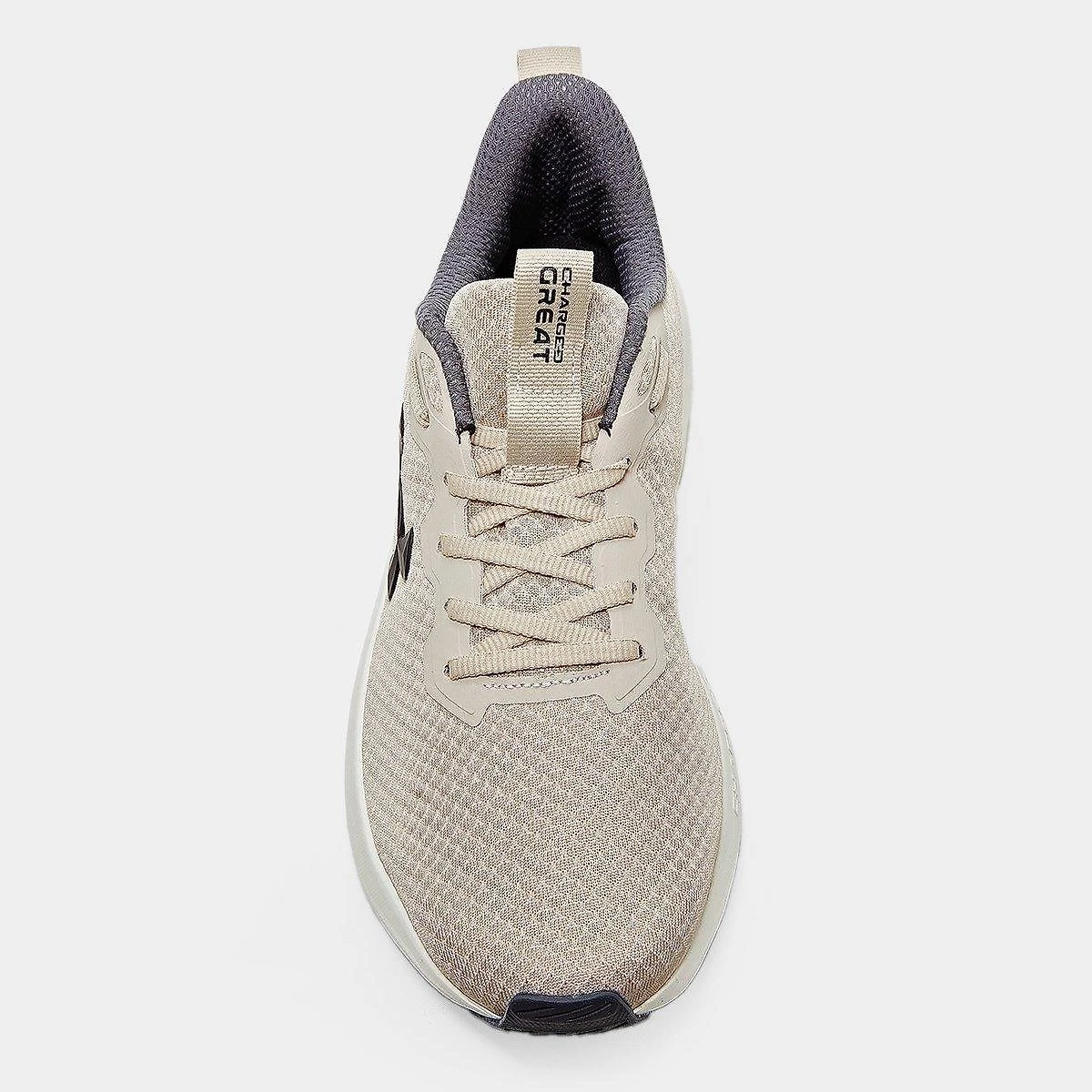 Miniatura Tênis Under Armour Charged Great Bege+Branco - 34