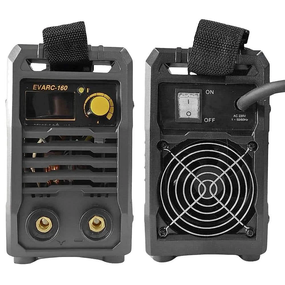 Máquina Solda Inversora MMA/TIG 160A 220V EVARC-160 com Máscara Automática EVF1020 EVALD
