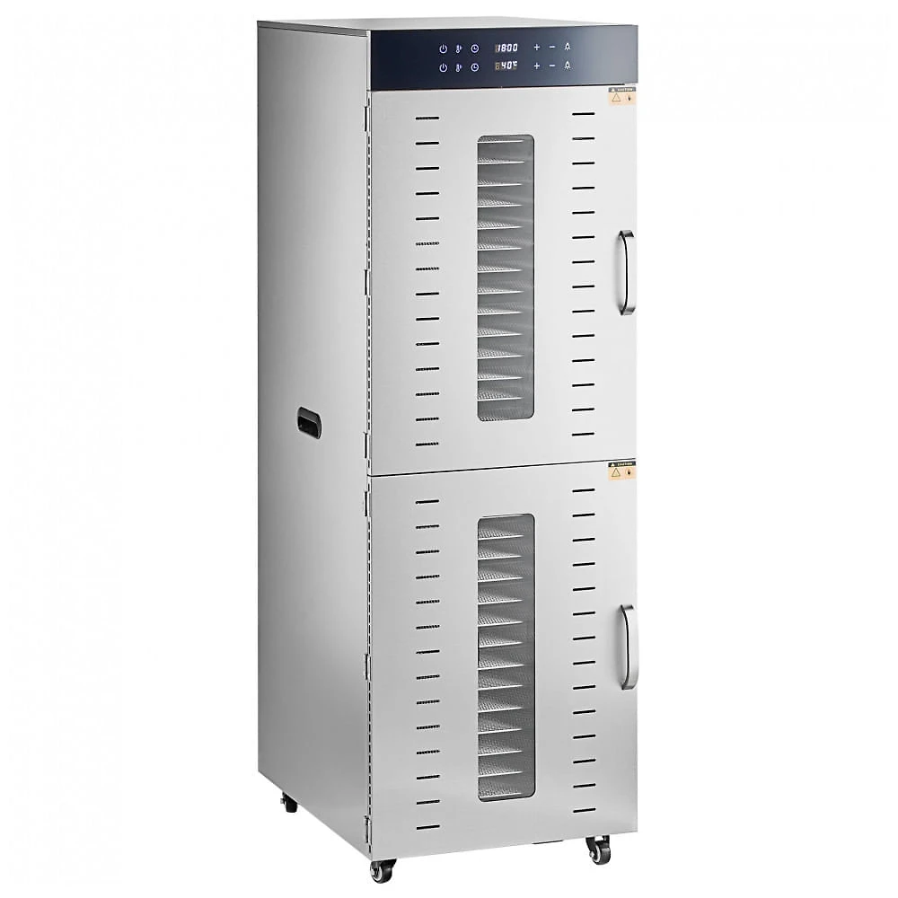 Desidratador de Alimentos Avantco LT105 Inox com Portas de Vidro - 220V, 3000W, 32 Bandejas