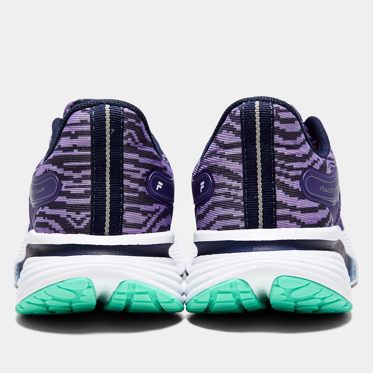 Miniatura Tênis Fila Racer Nairobi Feminino Roxo+Verde - 34