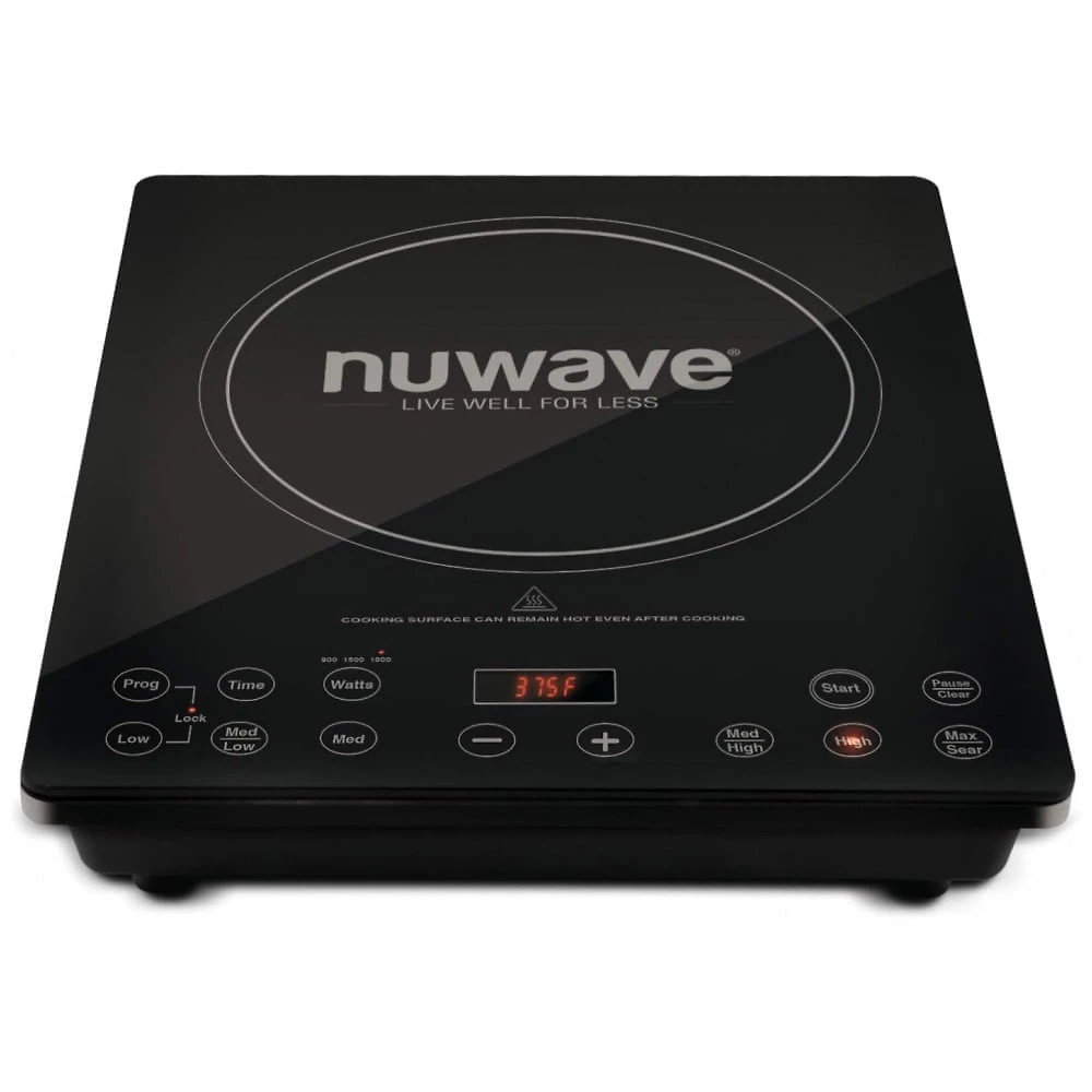 Cooktop de Indução Nuwave Pro Chef, Certificado pela NSF, Portátil, Potente 1800W, Superfície em Vidro Cerâmico Resistente a Impactos
