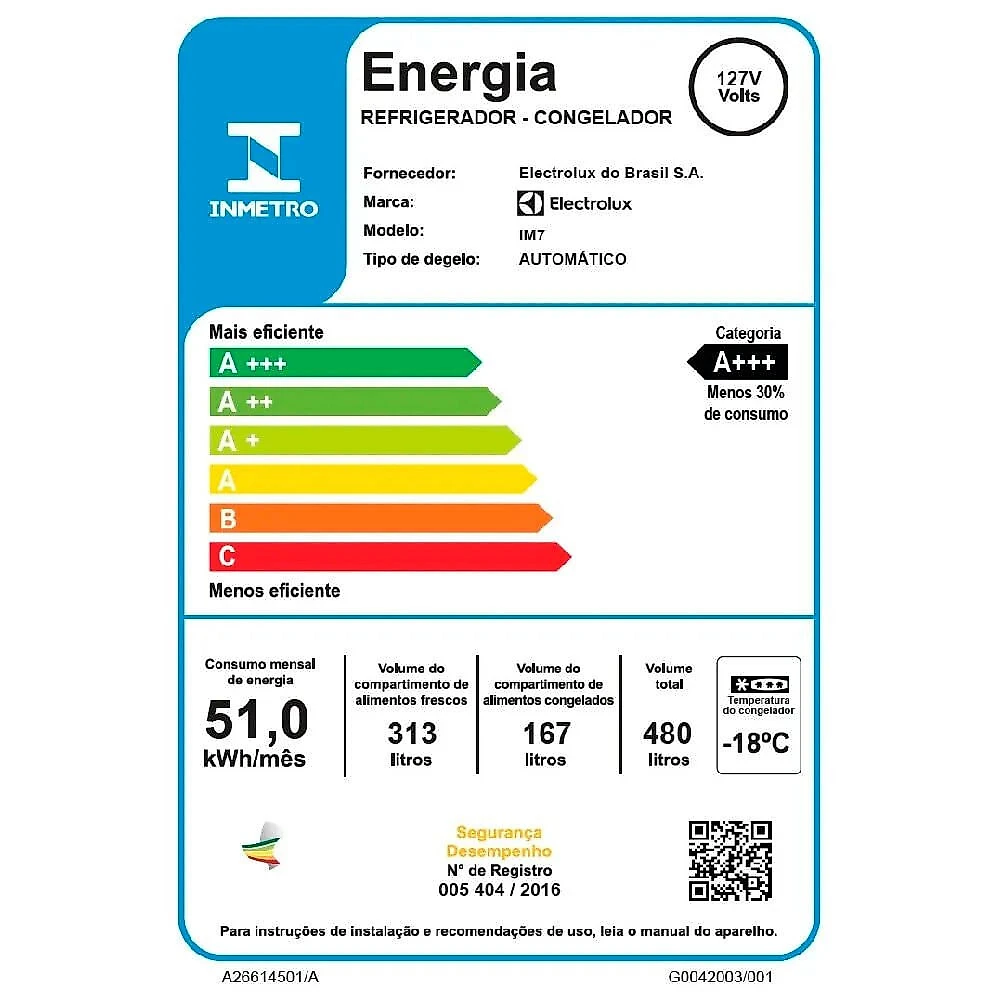Geladeira Electrolux Efficient Frost Free French Door 480 Litros IM7 Branco - 110V