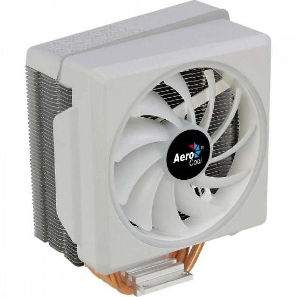 Cooler CPU Cylon4f com LED RGB HCTT 4 Heatpipes 145W Branco Aerocool