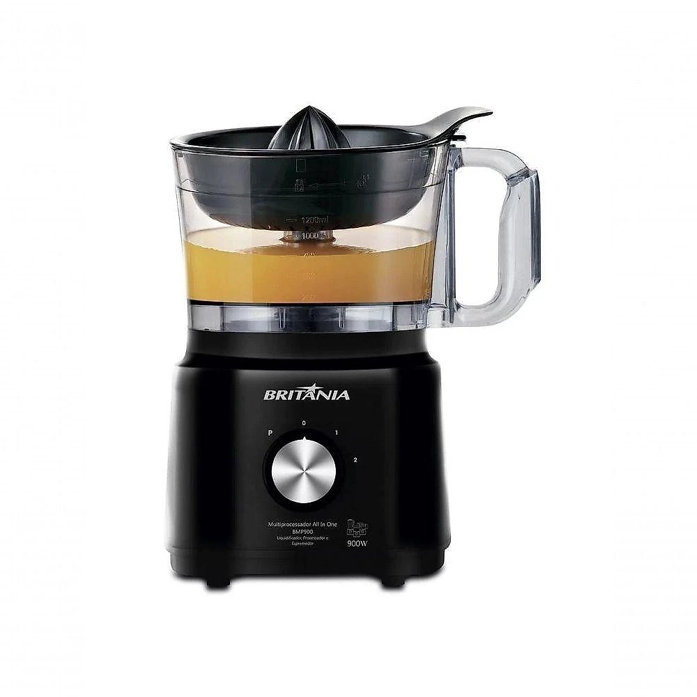 Multiprocessador All In One BMP900P 30 Funções 2 Velocidades 900W Preto 110V