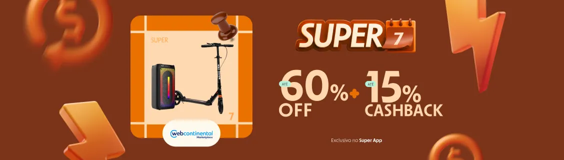 Webcontinental Marketplace com até 15% de cashback