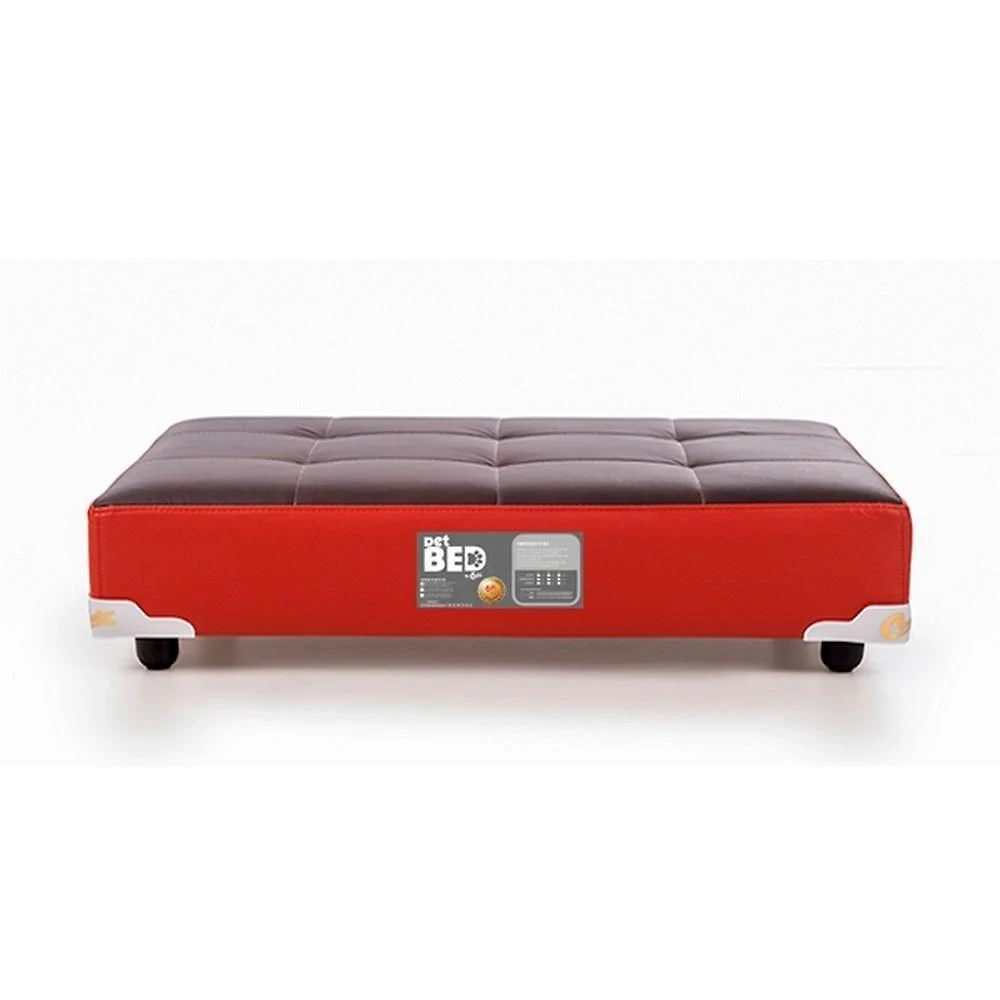 Cama Pet Bed Marrom/vermelho 100x80x19cm