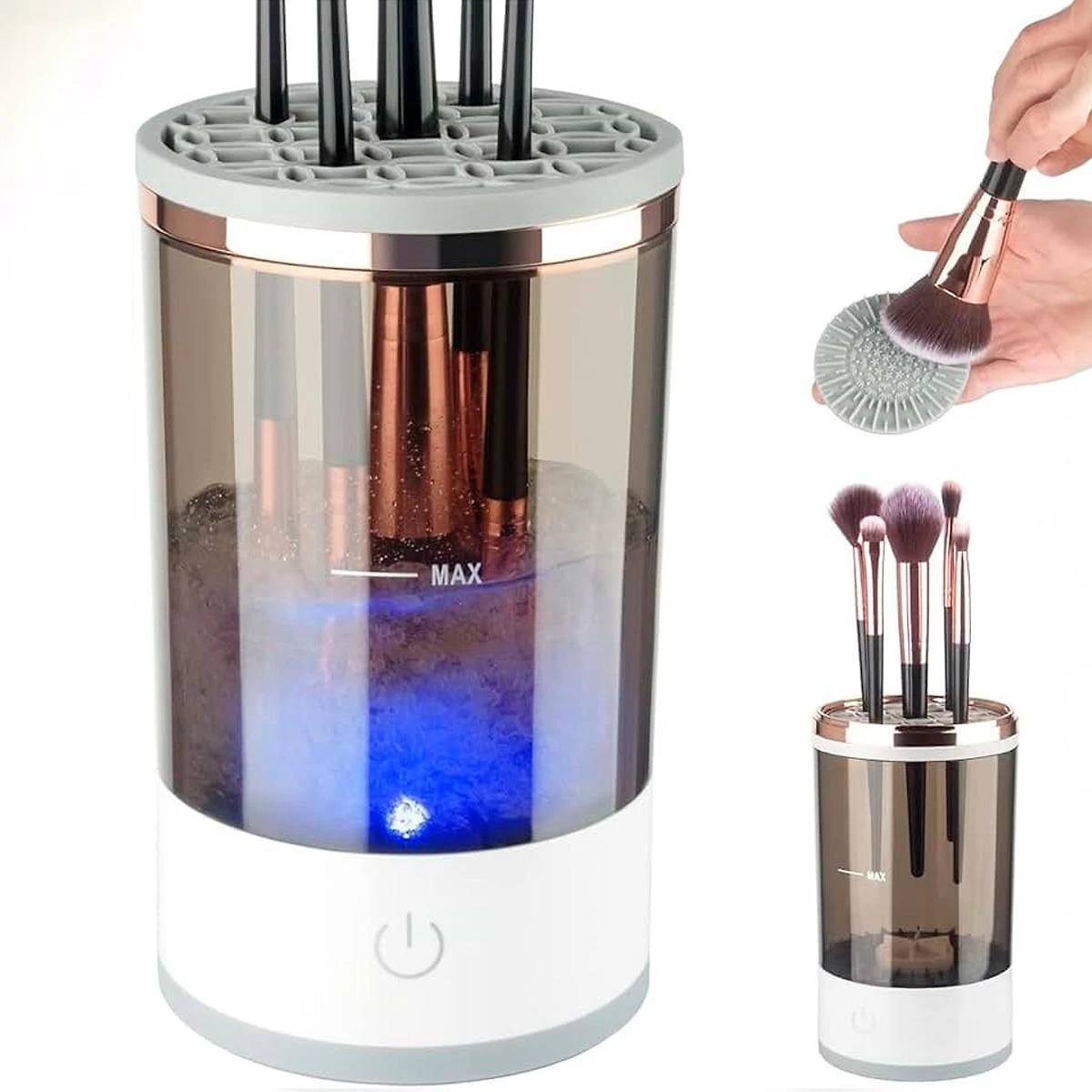 Limpador Elétrico Pincéis Maquiagem Automático Usb