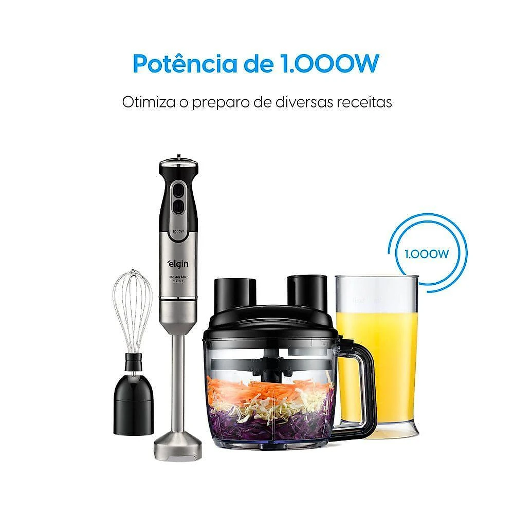 Mixer 5 em 1 Elgin Master Mix 1000W 5 Velocidades 220V