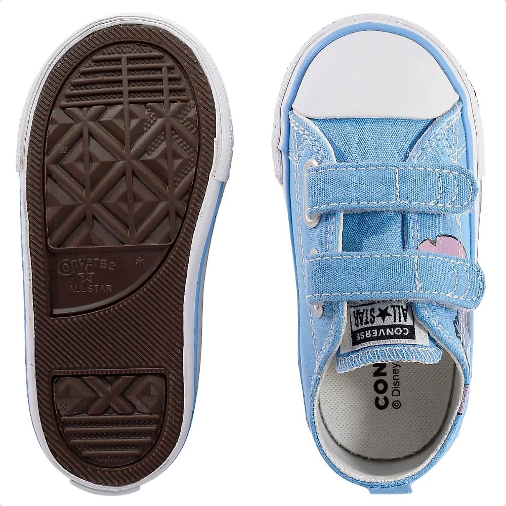 Tênis Converse All Star X Disney Stitch Chuck Taylor 2V Infantil Azul - 18