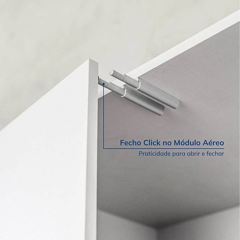Guarda-roupa Modulado de Canto 10 Peças 18 Portas Jade CabeCasa MadeiraOriginals Guarda-roupa Modulado de Canto 10 Peças 18 Portas Jade Cabecasa Madeiramadeira Branco Fosco