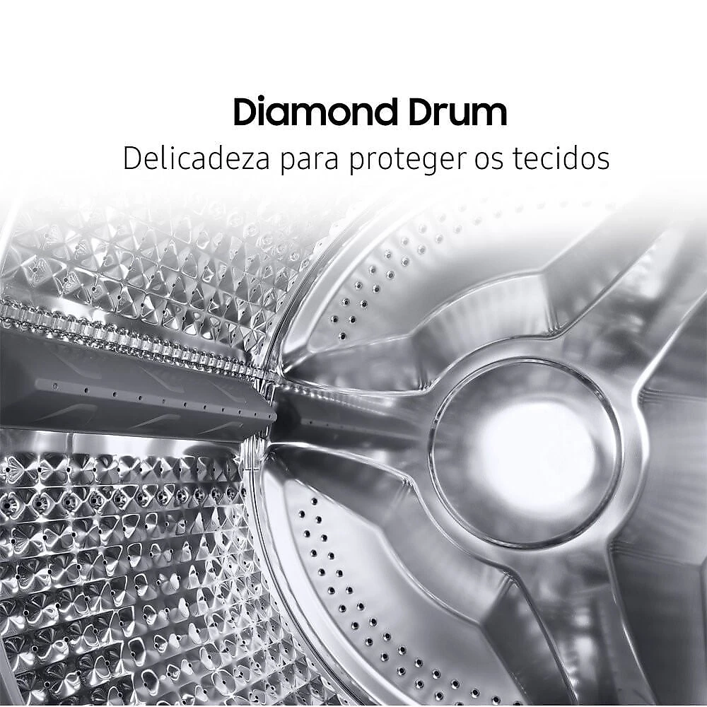 Lava e Seca Samsung Ecobubble 11 Kg Smart Check WD11A Inox Look - 110V