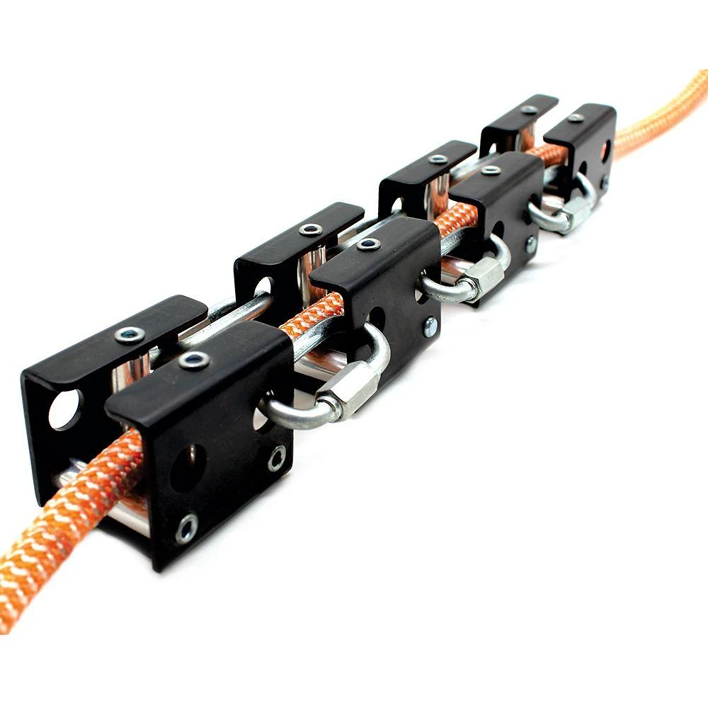 Protetor Usclimb Modular Jogo Com 4 Peças E 6 Maillons Preto