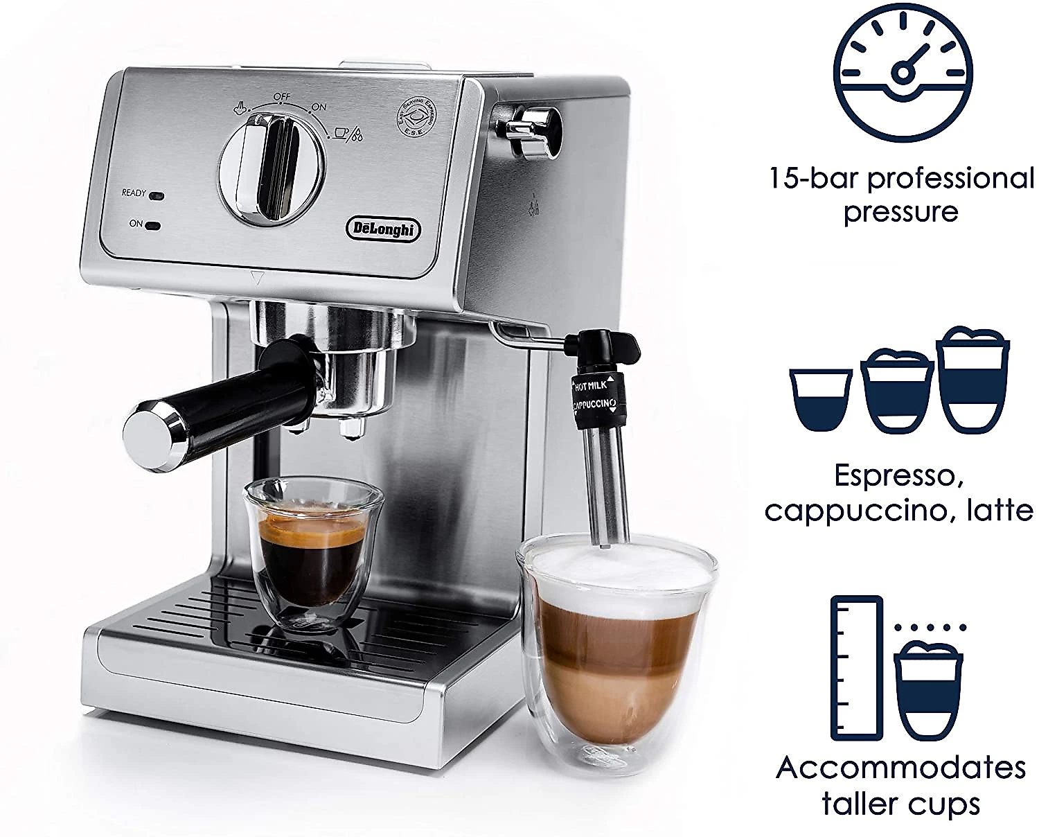 Máquina DeLonghi Bar Pump Expresso e Cappuccino
