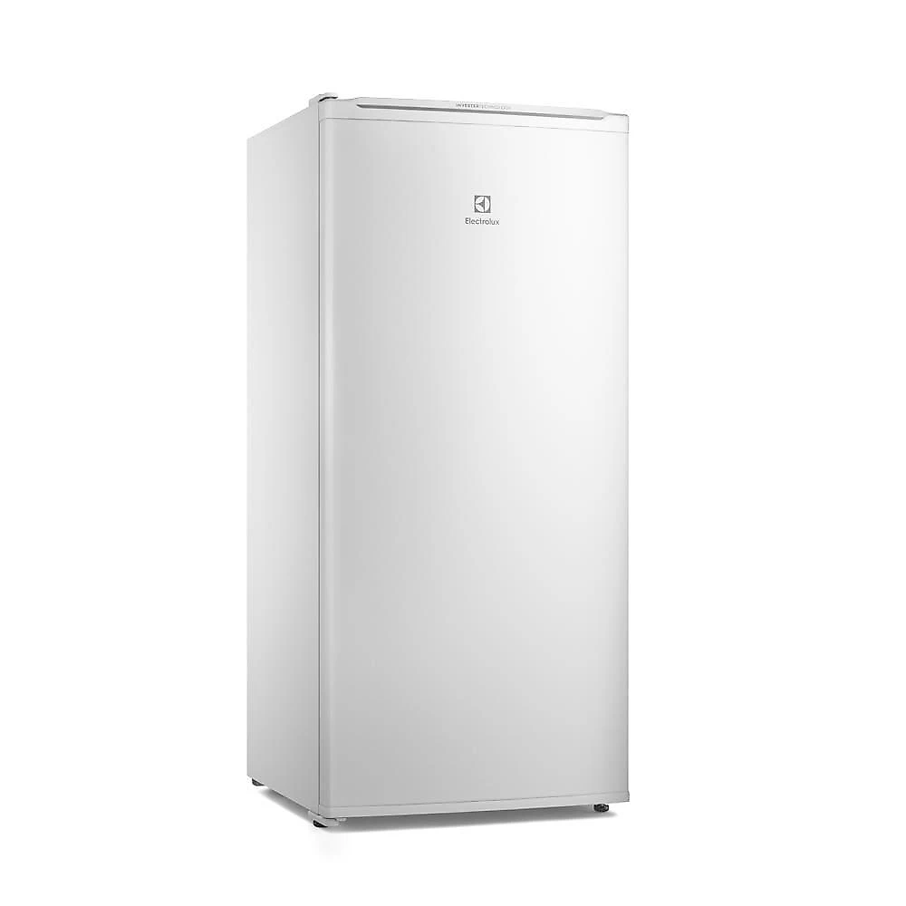 Freezer vertical electrolux fei19 cycle defrost inverter com 1 porta reversível, pés niveladores - 162 litros 110