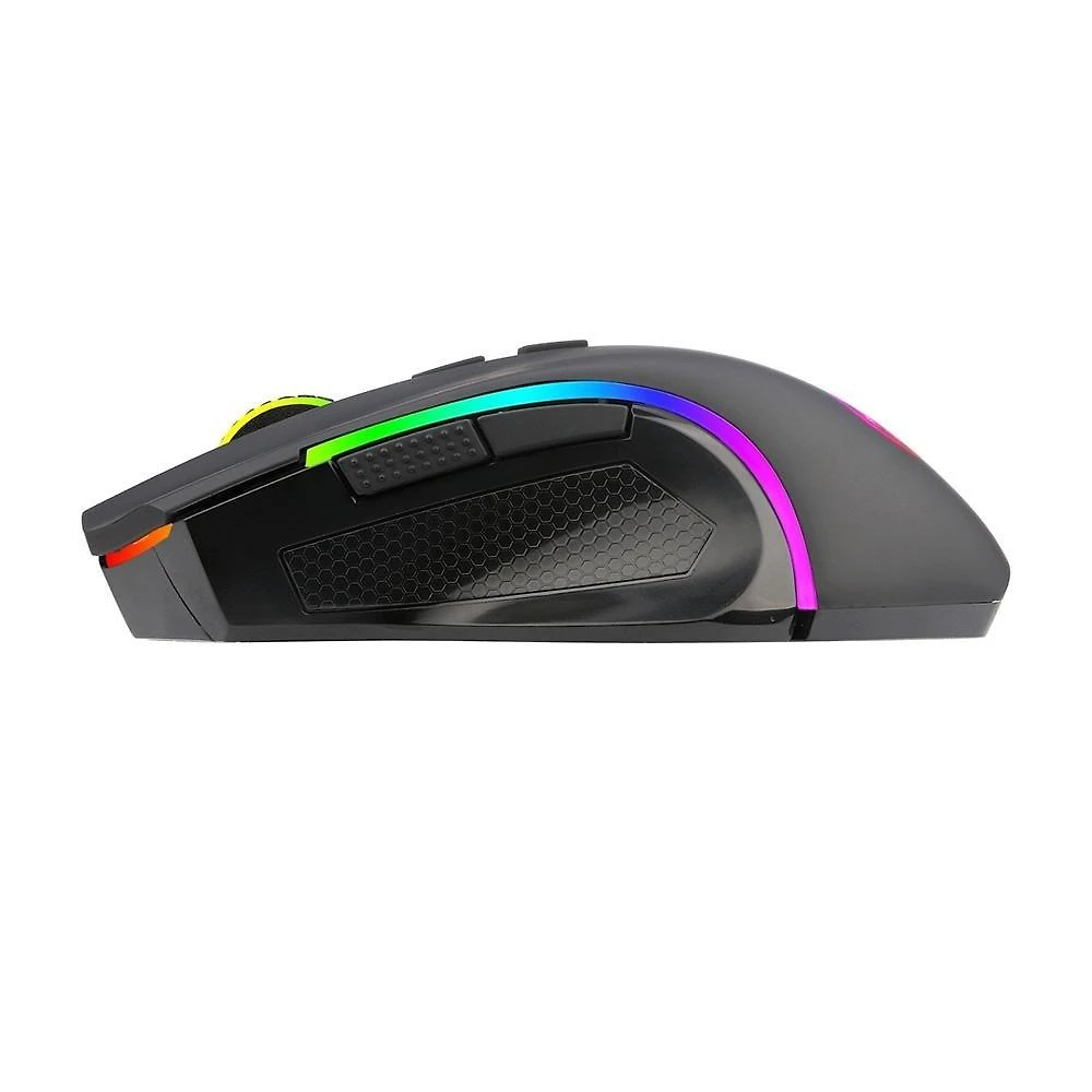 Miniatura Mouse Gamer Sem Fio Redragon Griffin, 8000 DPI, 8 Botões, Wireless, Preto - M602-KS
