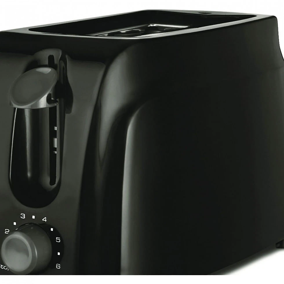 Torradeira Elétrica 2 Fatias com 6 Níveis de Tostagem, 110V 760W, Brentwood, Preta
