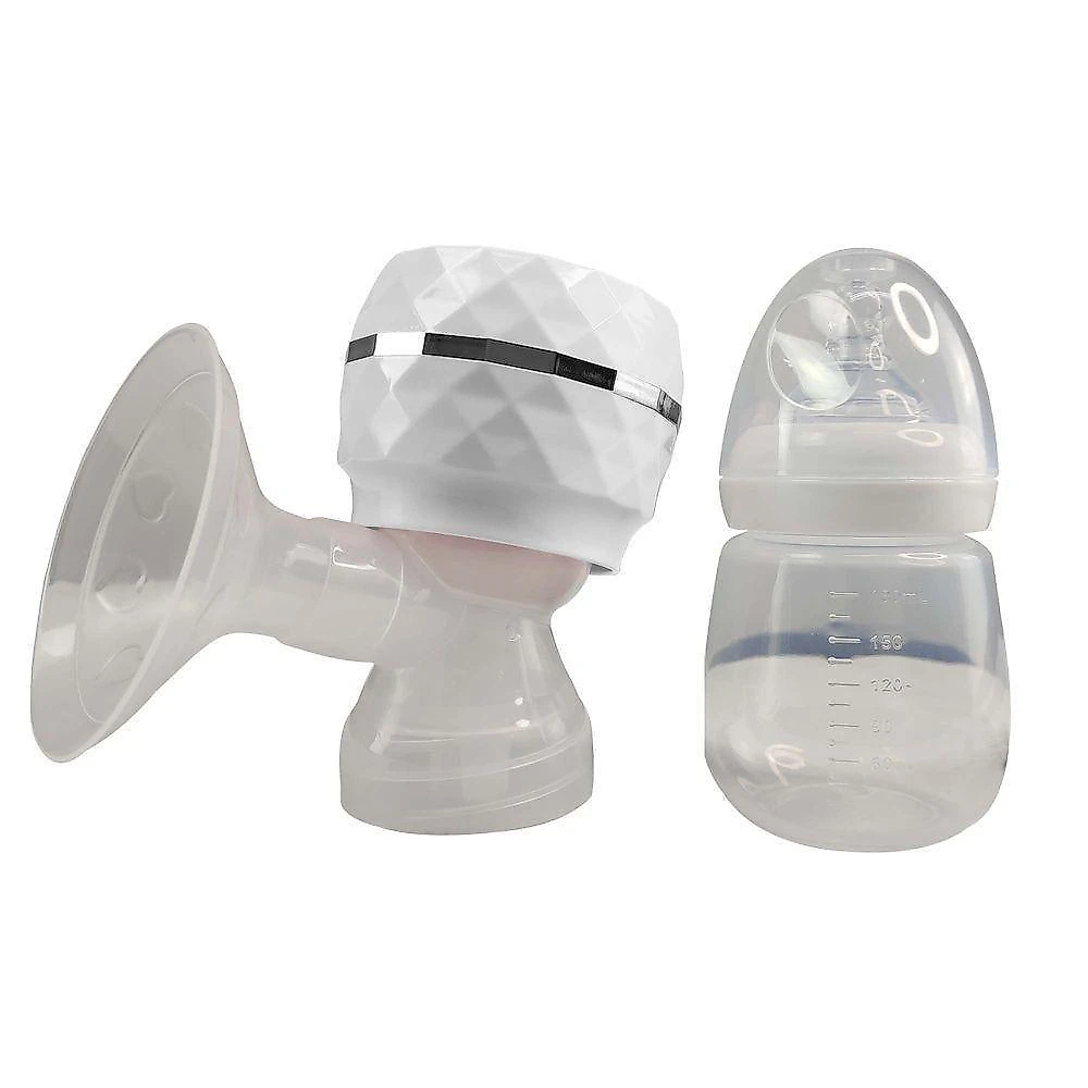 Bomba Tira Leite Elétrica BSL3630-1 com Massagem, Sucção Ajustável, Visor Digital Branco Aquilae