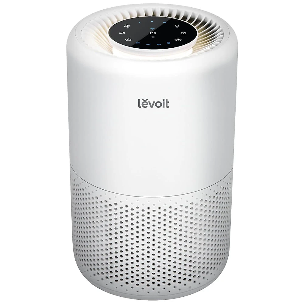 Purificador de Ar 3 em 1, para Ambientes até 85m² com Controle por APP e Silencioso que Remove Fumaça, Poeira e Mofo, 110V 26W, LEVOIT, Branco 110v