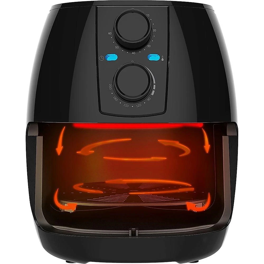 Fritadeira Sem óleo Cadence Pratic Fryer 3l 127v Preto Preto