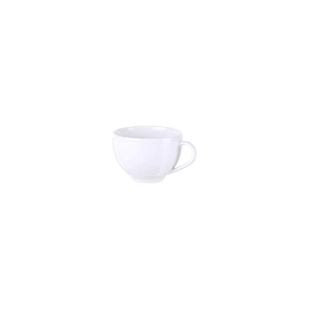 Xicara De Cha 250ml Tramontina Em Porcelana Branca