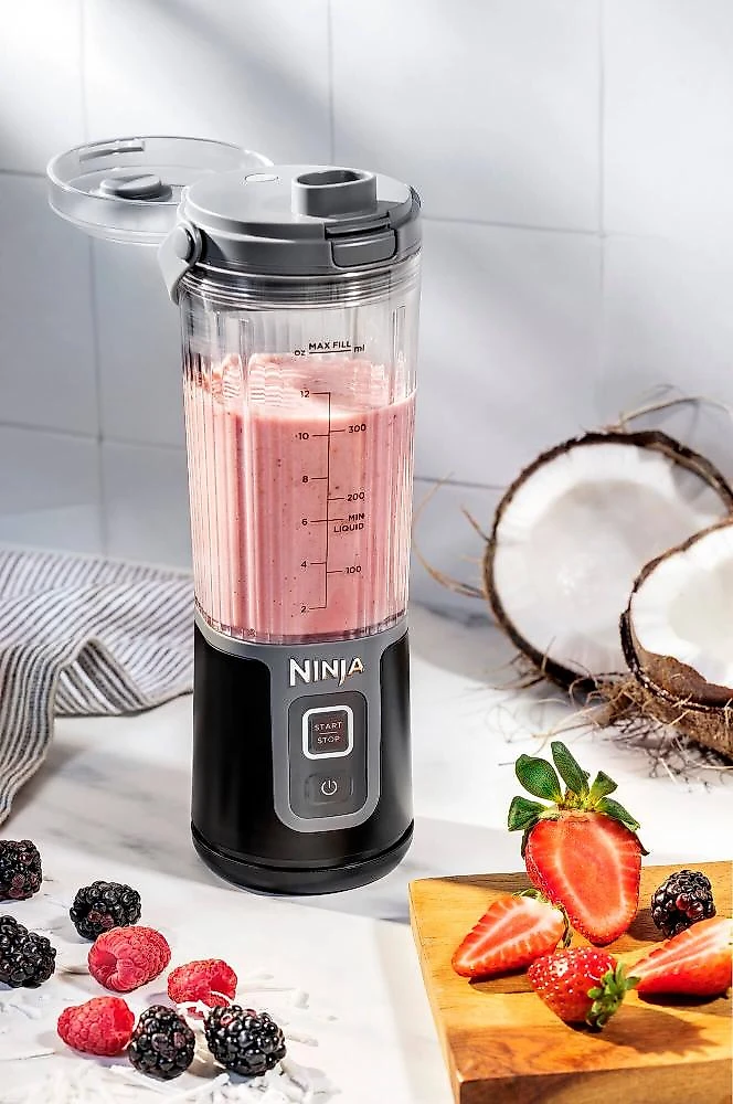 Liquidificador portátil blast bivolt ninja prata