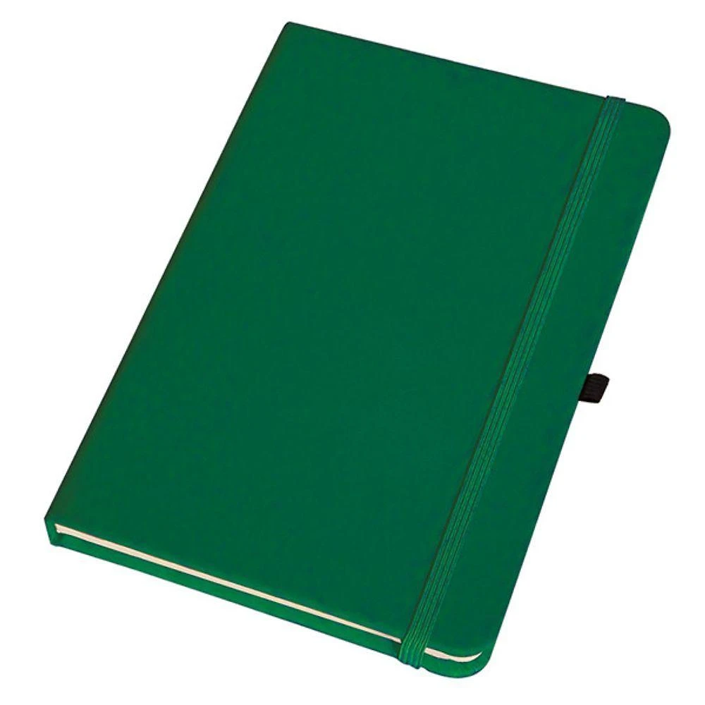 Caderno de Anotações OEM Sketchbook 14 X 21 cm Tipo Moleskine Capa Dura Emborrachada Verde