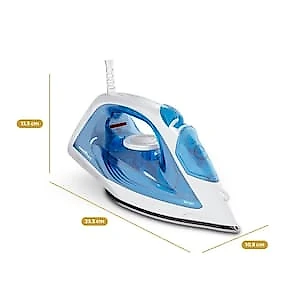 Ferro de Passar Britânia BF07 Base Antiaderente Vapor Vertical Reservatório Azul 110V
