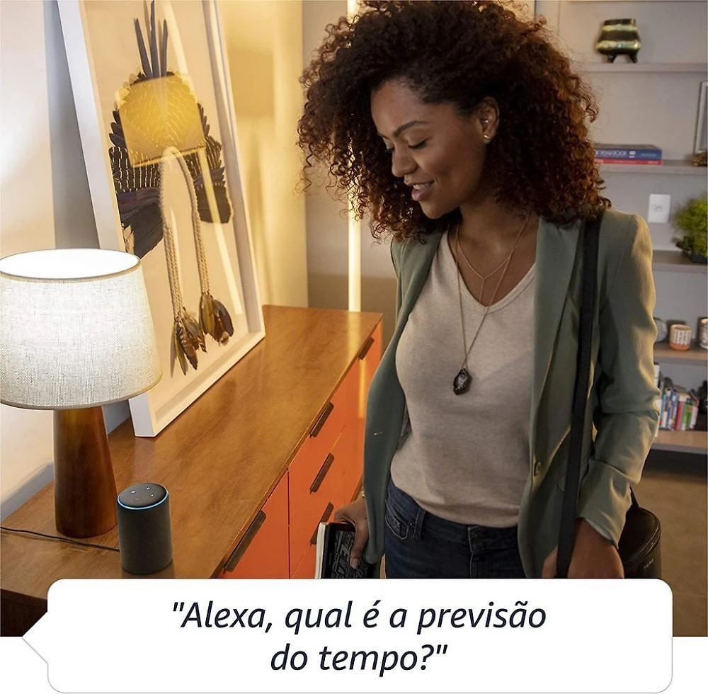 Amazon Echo 3 Geração Smart Speaker Com Alexa Black - Preto