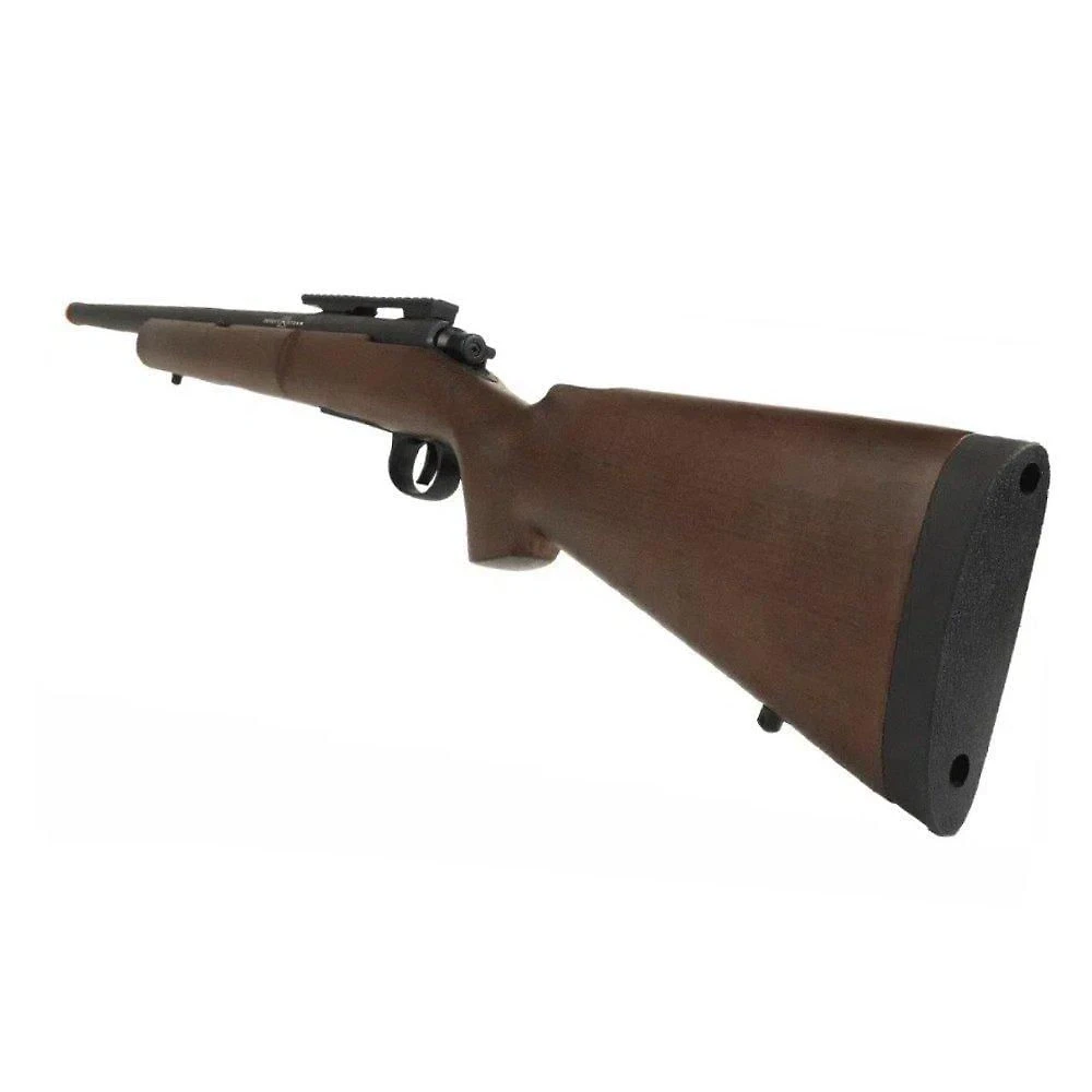 Miniatura Rifle Airsoft Sniper M24 Storm Wood + Luneta 4x32 + Capa