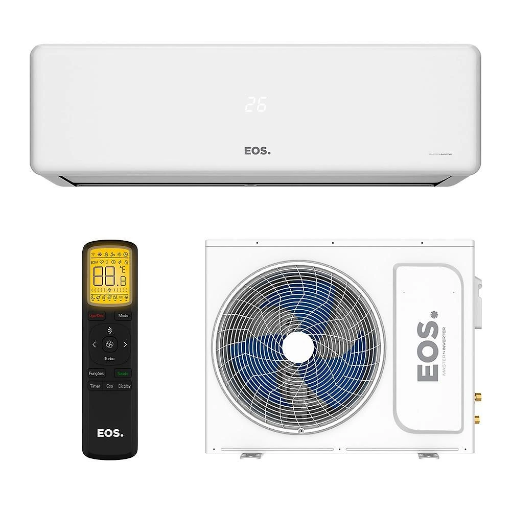 Ar-Condicionado Split Inverter 18000 BTUs EOS Master Inverter High Wall Só Frio EASM18001IFI/EASM18001IFE 220V