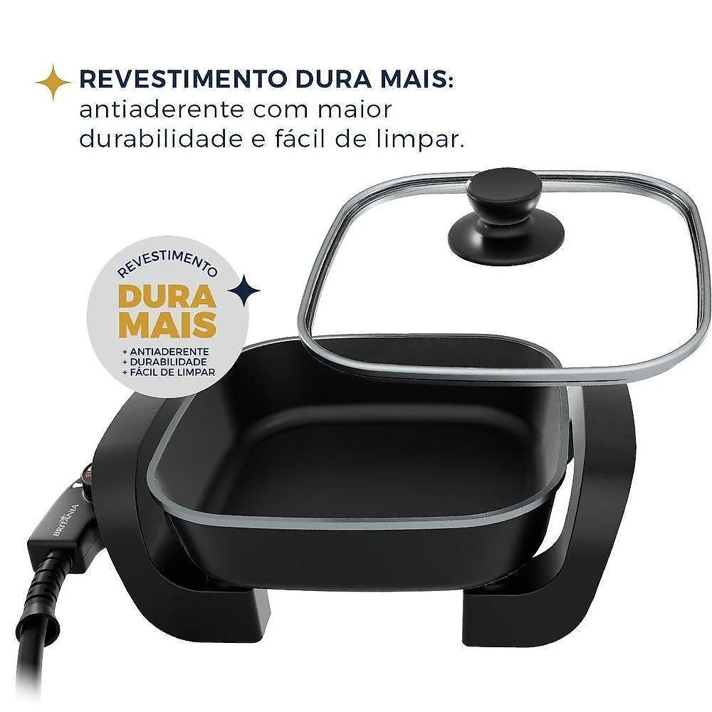 Panela Elétrica Britânia 2L 5 Temperaturas 650W BPE02A 110V