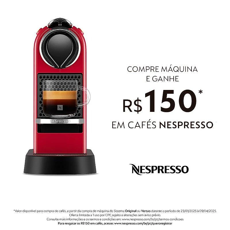 Cafeteira Nespresso Citiz 1 L 127V 1260 W Cafeteira Elétrica Nespresso Citiz