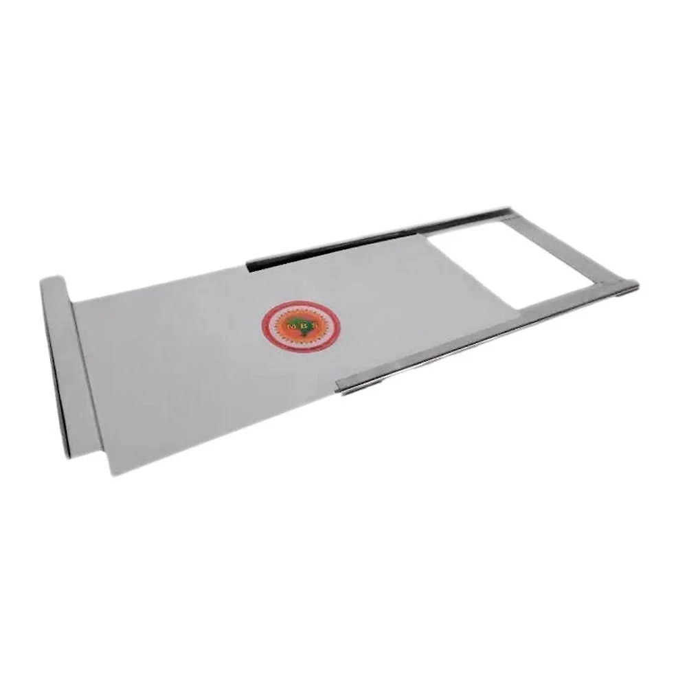 Registro Regulador de Fumaça Fogão a Lenha Brassol Chapa de Inox 0,20mm 30x23cm