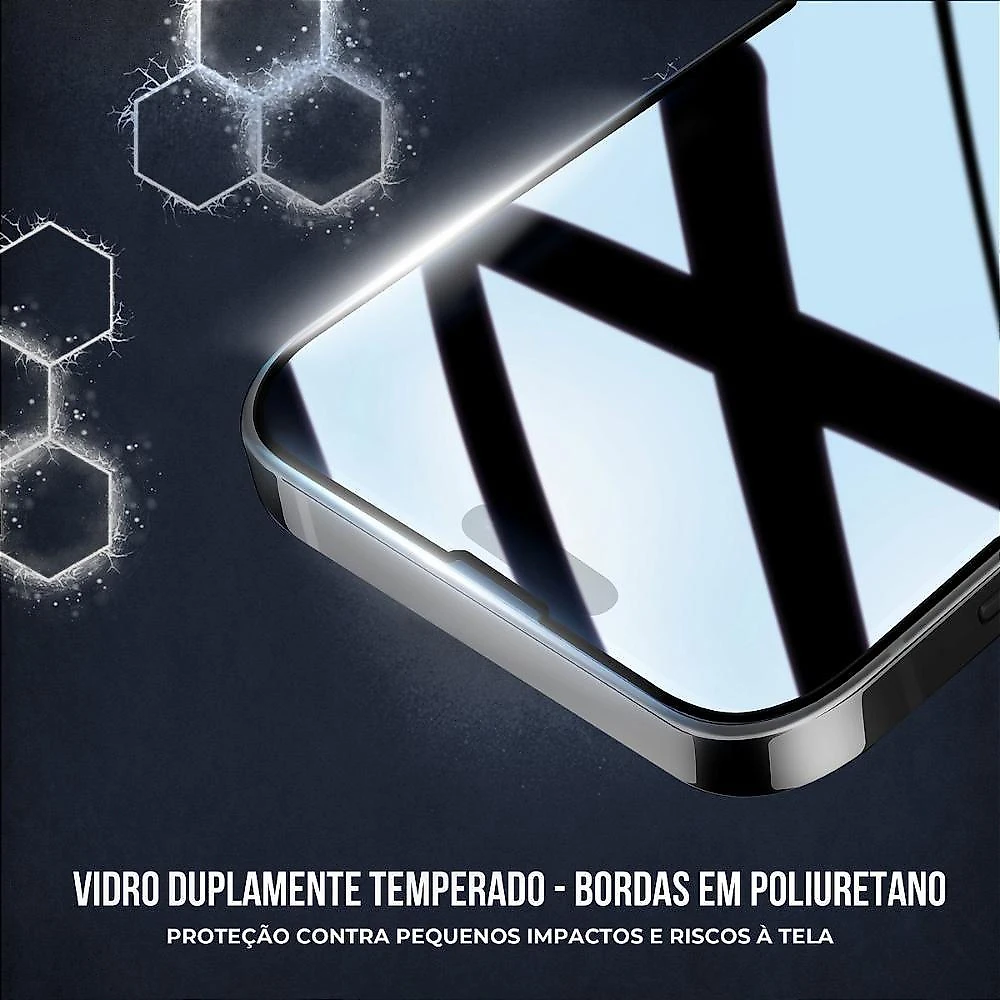 Película para Smartphone Gshield Ultra Glass Iphone 17e Vidro Temperado Preto 1 Unidade