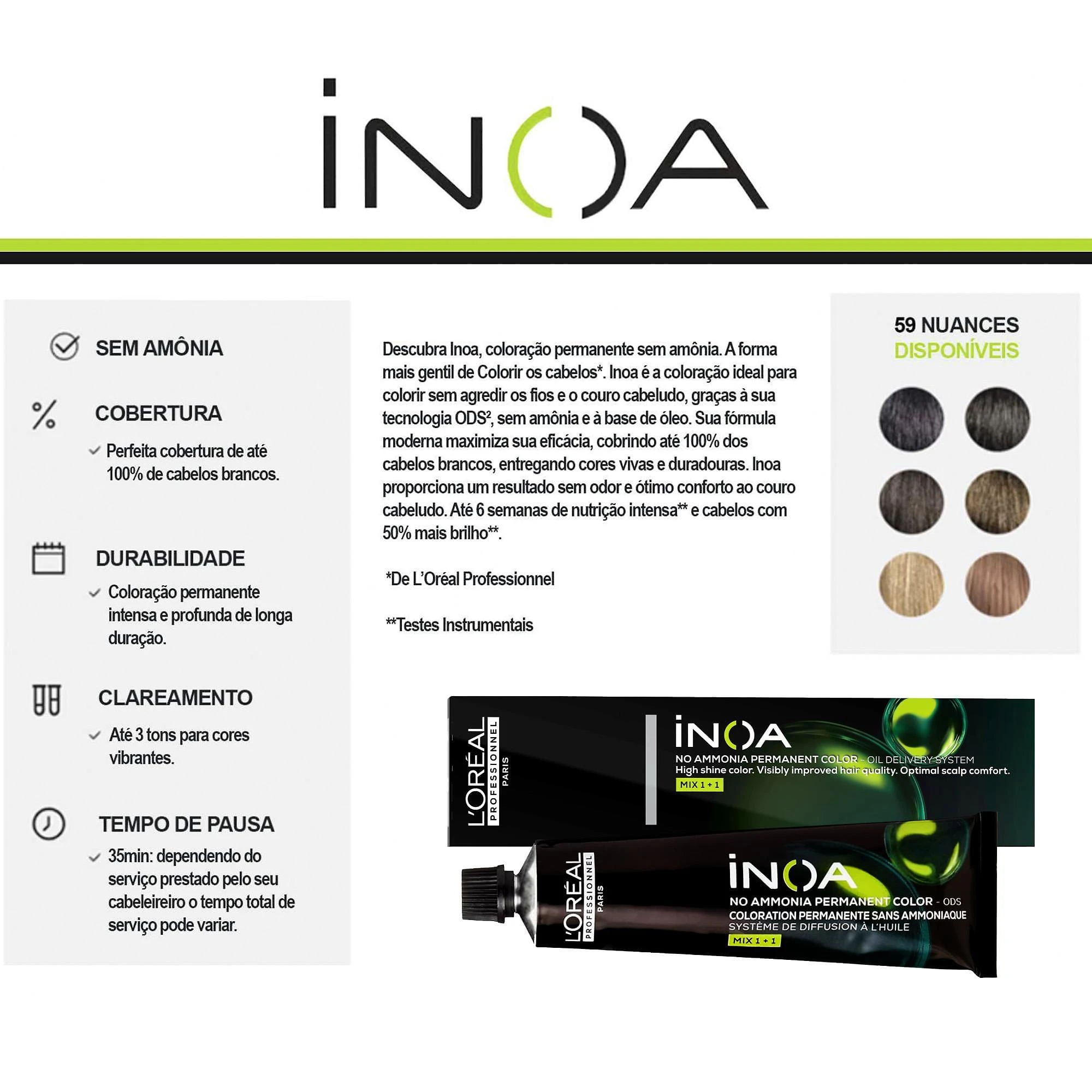 Miniatura Coloração Inoa 7.0 Louro Profundo L'Oréal Professionnel