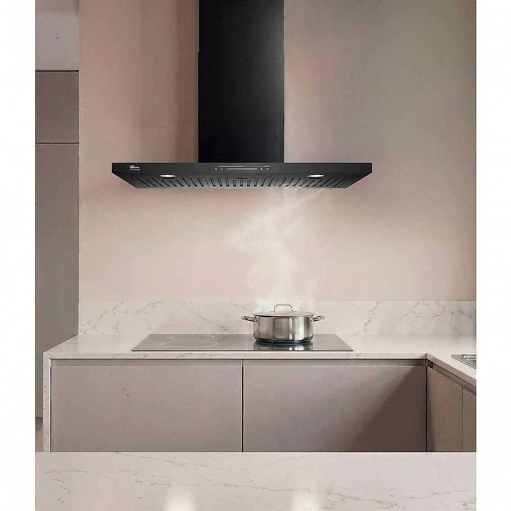 Coifa De Parede Fischer Platinium 90cm Com Controle Por Gesto 110V