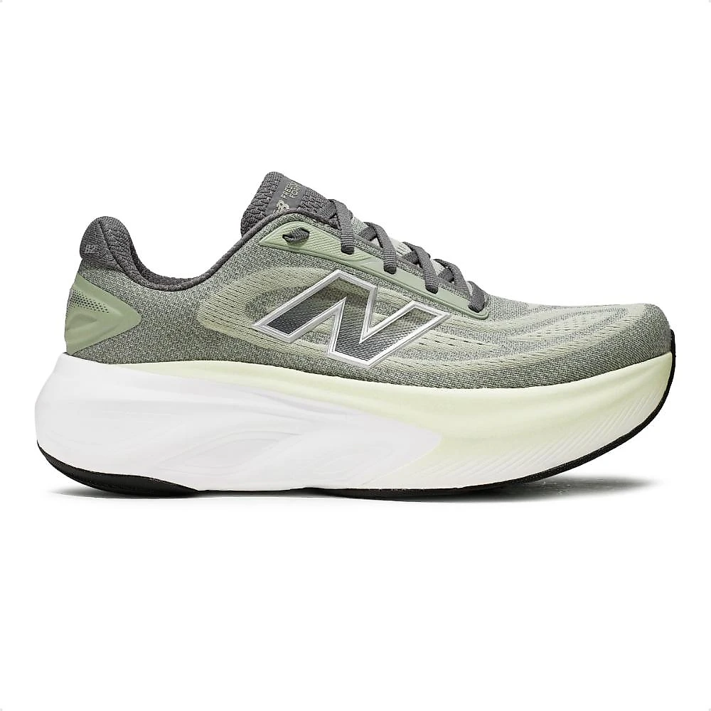 Tênis New Balance More V6 Masculino + 3 Pares de Meias Verde / Cinza - 38