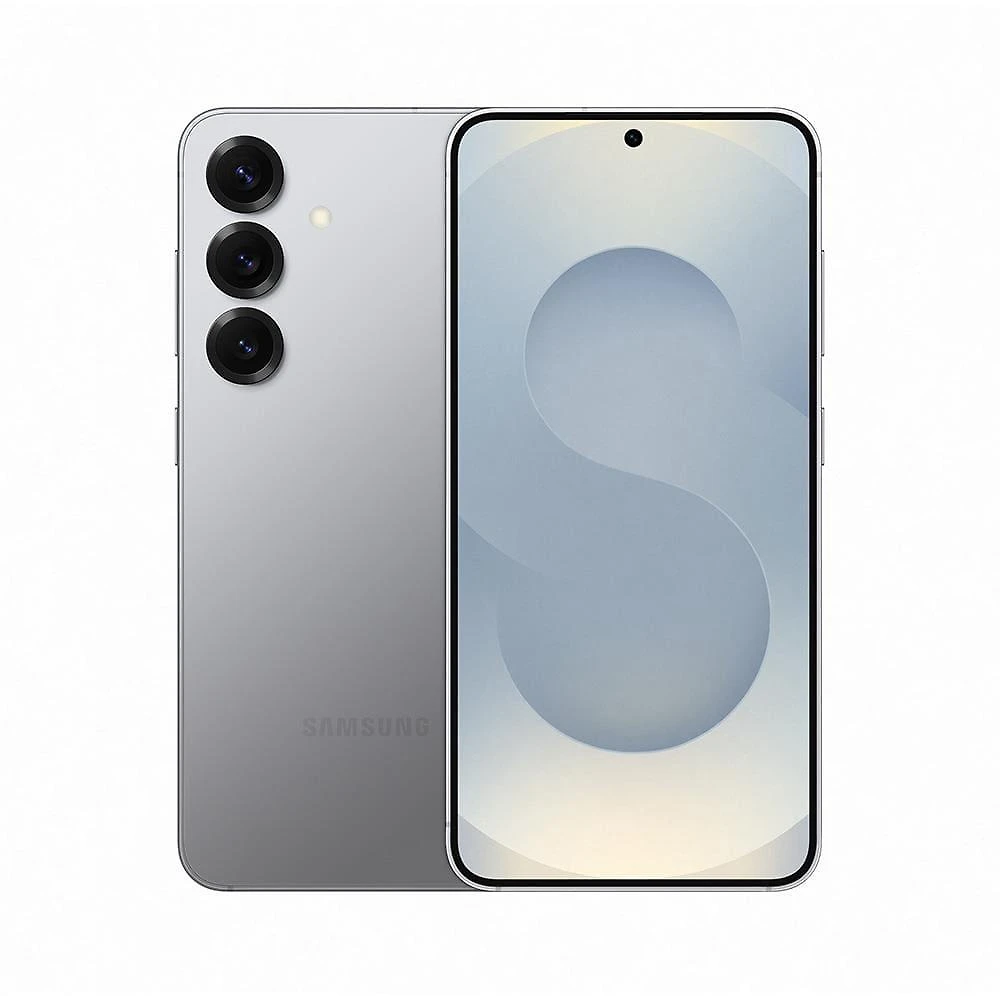 Smartphone samsung galaxy s25 5g prata 256gb, tela de 6.2", 12gb ram, ai inteligência artificial, ip68, processador snapdragon 8 elite e câmera tripla