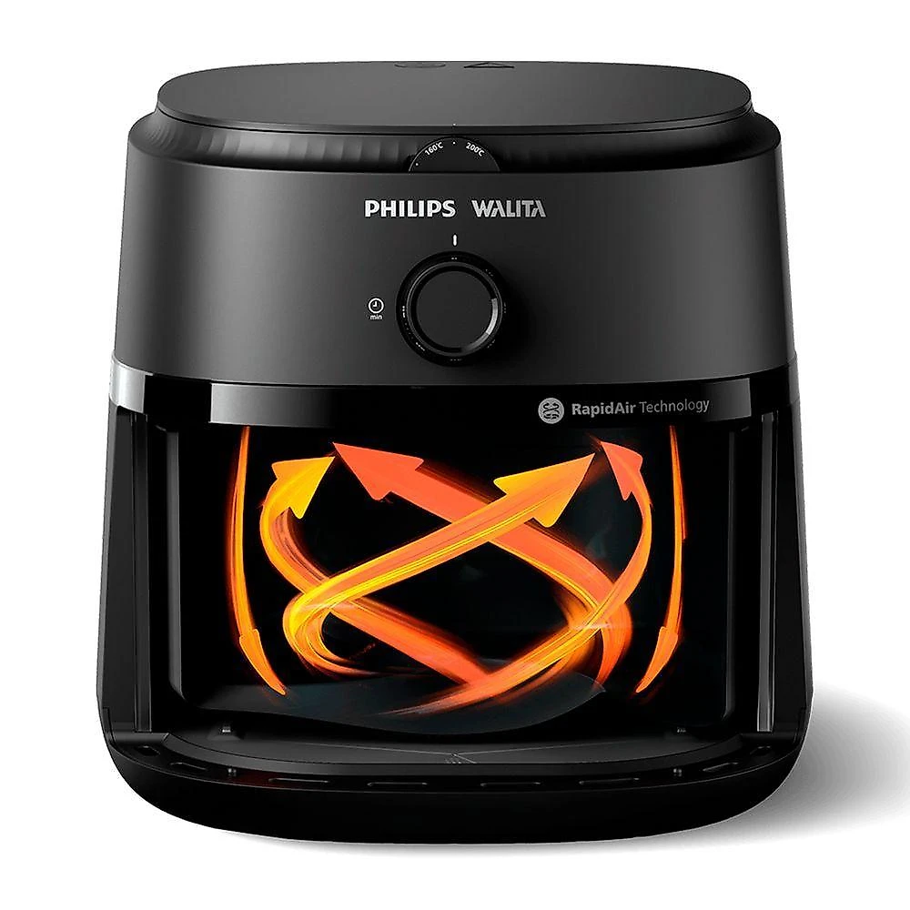 Fritadeira Airfryer Philips Walita NA130 2L 700W Preto 110V