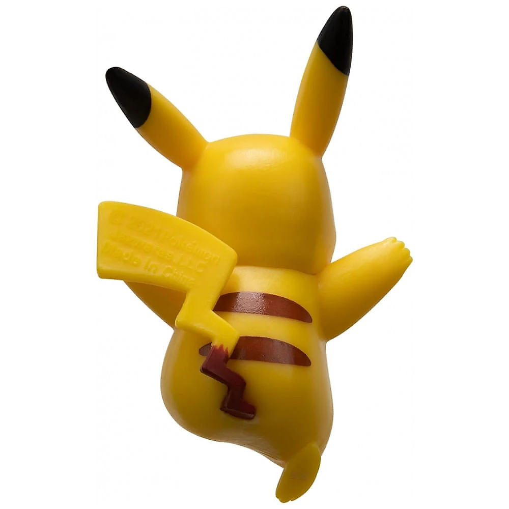 Conjunto de figuras Pokémon Battle Figure 2 Pack Cinderace 11,5 cm e Pikachu 5 cm com acessório – Jazwares