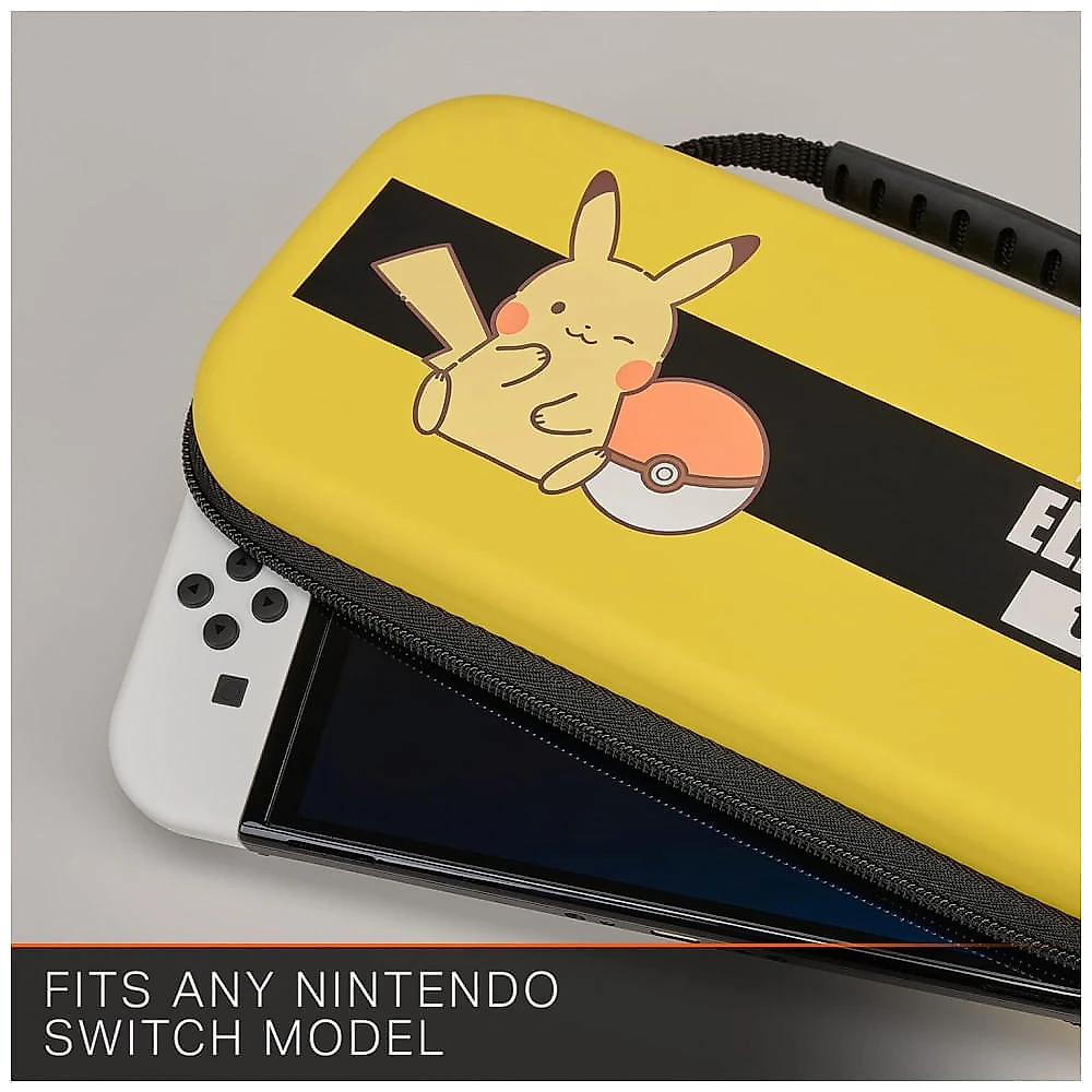 Case de proteção PowerA para Nintendo Switch – Pikachu Electric Type, compatível com Switch, Switch OLED e Switch Lite