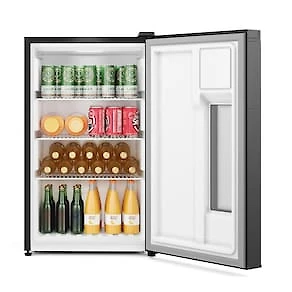 Miniatura Cervejeira Home Bar Electrolux EB100 Frost Free 100L Porta de Vidro Preta 110V
